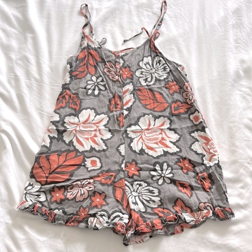 Lucy Love Floral Print Romper